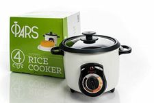 Pars Automatic Persian Rice Cooker - Tahdig Rice Maker Perfect Rice Crust, 4 Cup