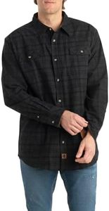 Legendary Whitetails Men's Legendary Flannel Shirt, Great Timberwolf Melange, XX-Large Tall