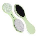 Vega 3 in 1 Pedicure Tool- Foot Scrubber, Pumice Stone and Black Emery for Home Foot Care, Soft Care | Foot File Callus Remover - Multi Purpose Pedicure & Manicure Tool, Remove Dead Skin, (PD-20)