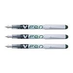 PILOT V-Pen Disposable Erasable Fountain Pens Pack of 3 Greenaa