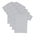 Hanes Men's ComfortSoft T-Shirt (Pack of 4),Ash,X-Large