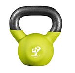 JIMWALT The Indian Made Premium Half Coated Neoprene Kettlebells 2KG to 48KG (2KG)