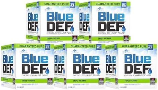 BlueDEF Diesel Exhaust Fluid Synthetic Urea Deionized Water 2.5 Gallon (5 Pack), Diesel Exhaust Fluid, Blue