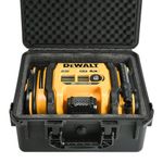 Air Compressor Hard Case Compatible with DEWALT 20V MAX Tire Inflator DCC020IB, Air Pump Storage Carrying Bag for DEWALT DCC020IB Tools (Only Case)