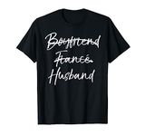 Cute Wedding Gift Not Boyfriend Fiancé Marked Out Husband T-Shirt