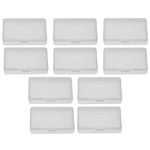 Tonysa 10pcs Transparent Anti Dust Cover Cartridge Game Case Box for Game Boy Advance GBA Protective Holder Storage Solution Box