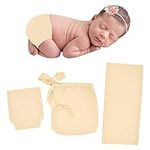 3PCS Baby Newborn Photo Props Wraps