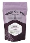 Indigo Herbs Organic Raw Ashwagandha Powder 100g | Adaptogen | Natural Sleep Aid | Withania somnifera | Vegan & GMO-Free