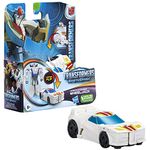 Transformers Toys EarthSpark 1-Step Flip Changer Wheeljack 10-cm Action Figure, Robot Toys for Ages 6 and Up