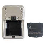 GRILLJOB Universal Stainless Steel 304 Quiet Battery Powered Rotisserie Motor Cordless for Barbecue Grilling Camping, Dual use with D Battery & AC Adapter Work as AC BBQ Motor