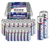 ACDelco AA and AAA 48-Count Combo Pack Super Alkaline Batteries, 24-Count Each, 10-Year Shelf Life, Recloseable Packaging