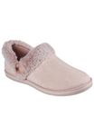 Skechers Women's Cozy Campfire Fresh Toast Slipper, Blush Microfiber/Faux Fur, 8 UK