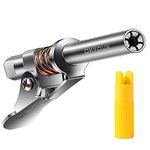 OKYOUK World's Smallest Grease Gun Coupler (Only 0.53 "),Quick Release Grease Tips with Cleaning Tool, Fit All 1/8" NPT Manual/Electric Grease Gun, for Greasing Locks onto Zerk Fittings