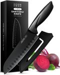 Home Hero Ultra-Sharp Stainless Steel Kitchen Knife Set - Chef Knives Set (17.8 cm Santoku Knife with Sheath)