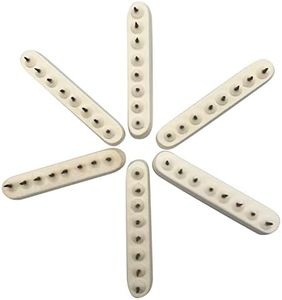 Ceramic 8-Point Bar Stilt with Outside Points 2-5/8" Apart - CONE 03 (Pkg/12)