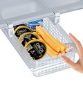 TidyFriend Fridge Drawer Organizer Pull Out, Hanging Drawer For Refrigerator, Adjustable Refrigerator Drawer Organizer, 4 Hooks for Easy Installation