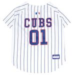 MLB Jersey for Dogs & Cats - Baseball Chicago Cubs Pet Jersey, XX-Large.