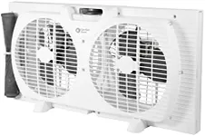 Comfort Zone Twin Window Fan with Q