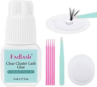 Lash Cluster Glue Fast Drying Long Lasting DIY Waterproof Clear Lash Glue for Eyelash Clusters for Self Application