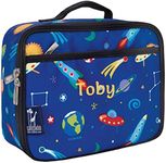 Wildkin Boy's Personalised Lunch Boxes | Personalised Space Lunch Bags Lunch Boxes for Boys | Personalised Space Lunch Boxes (Space)