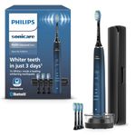 Philips Sonicare DiamondClean 9000 Electric Toothbrush, Special Edition, Sonic Toothbrush with App, Pressure Sensor, 4 Brushing Modes, 3 Intensity Levels, Charging Stand, Aquamarine, Model HX9911/89