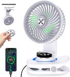 TDONE 8 Inch Clip on Fan, 10000mAh 