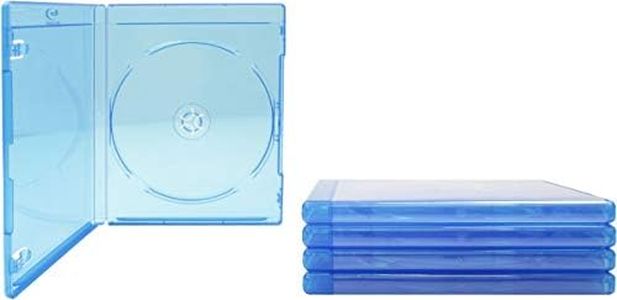 (25) Blue Blu-Ray Cases - 1 Disc Capacity DVD Boxes - 12mm Thick - BRBR12BL