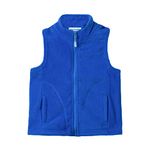 Mud Kingdom Toddler Boys Vest Jacket Polar Fleece Lightweight 4T Blue