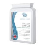 LivClear Complex 60 Capsules – with Choline, Alpha Lipoic Acid, N-Acetyl Cysteine & 9 Botanicals Including Turmeric and Chlorella synergistically Blended to contribute to Normal Liver Function