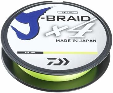Daiwa X4-Braid Trecciato X4 Braid Yellow 135 m,Diametro mm 0,10 Carico 3,8 kg