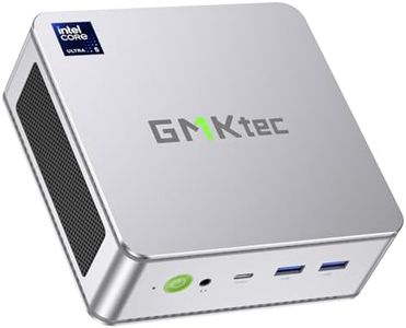 GMKtec Mini PC, K9 Intel Core Ultra 5 125H (Turbo 4.5GHz, 14C/18T) Desktop Computer Windows 11 Pro 1TB SSD 32GB Dual DDR5 5600MHz Dual LAN 2.5G Dual Fan WiFi 6 USB-C BT5.2 USB 3.2