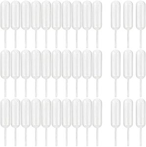 TOMNK 350pcs 4ml Plastic Pipettes Squeeze Transfer Pipettes Suitable for Chocolate, Cupcakes, Strawberries
