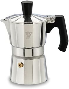 Pezzetti, Luxexpress 1 Cup Aluminium Ergonomic Heat Resistant Gas Electric Glass Ceramic Coffee Maker