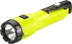 Streamlight 68782 Dualie 3AA 245-Lumen Intrinsically Safe Dual Beam LED Flashlight With Magnetic Clip and 3"AA" Alkaline Batteries, Yellow – Box Packaged