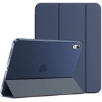 JETech Case for iPad 10 (10.9-Inch, 2022 Model, 10th Generation), Slim Stand Hard Back Shell Cover with Auto Wake/Sleep (Deep Navy)