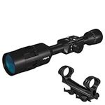 ATN X-Sight-4k Pro Day/Night vision scope & Quick Detach Mount for 30mm Scope Tube, Black (5-20x)