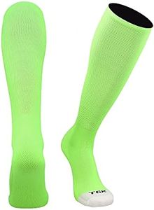 TCK Prosport Performance Tube Socks (Neon Green, Large)