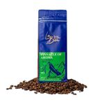 La Bon Beans & Coffee Pinnacle of Aroma 100% Arabica Specialty Grade | Medium Dark Roast | Moka Pots Grind | Freshly Roasted Beans Coffee 250 gm resealable sustainable Pouch.