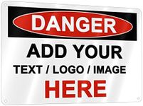 Custom Danger Signs Outdoor Metal -