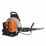 Leaf Blower, 63CC 665 CFM Single-Cylinder Air-Cooled Two-Stroke Backpack Gas Powered Leaf Blower, Snow Blower for Dust, Snow Debris,Yard Orange