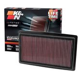 K&N Engine Air Filter: High Performance, Premium, Washable, Replacement Car Air Filter: Compatible with 2013-2020 Honda/Acura V6 (Accord, TLX), 33-2499