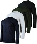 Real Essentials Mens Long Sleeve T-