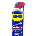 WD-40 Multi-Use Product New EZ-Reach Can 408g - 8in Flexible Straw Bends to Keep its Shape to get into Hard-to-Reach Places | 01077 | Single Can