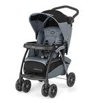 Chicco Cortina CX Stroller for Babies with 8-Reclining Positions, Pram for boys and girls, For babies 0-4 years (Iron), Black Colour