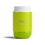 Zoku - Insulated Food Canister for thinKitchen:, Wide Mouth Food Jar, Lightweight, Stainless Steel, Leakproof Thermos, Easy to Clean, BPA Free, for Adults and Kids (Lime) (16oz)