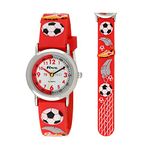 Ravel Children's Red Football Time Teacher Watch