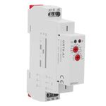 VIFERR Time Delay Switch GRT8-A1 220V Mini Power On Delay Time Relay DIN Rail Mount 16A/250VAC 1.3W 0.1s-10days LED Indicators