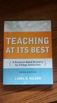 Teaching at Its Best: A Research-Based Resource for College Instructors