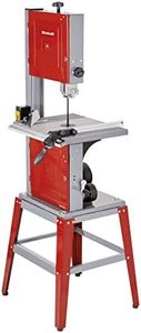 Einhell Sierra de cinta TC-SB 305 U (750W, 370-800 m/min de velocidad de la cinta, 170mm de altura de corte, mesa de sierra basculante, tope paralelo y angular, bastidor de base)