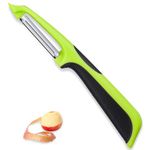 Potato Peeler, Stainless Steel Rotary Vegetable Peeler for Kitchen Fruits Orange Carrots Eggplant Sugar Cane Mango Cucumber Veg Peeler